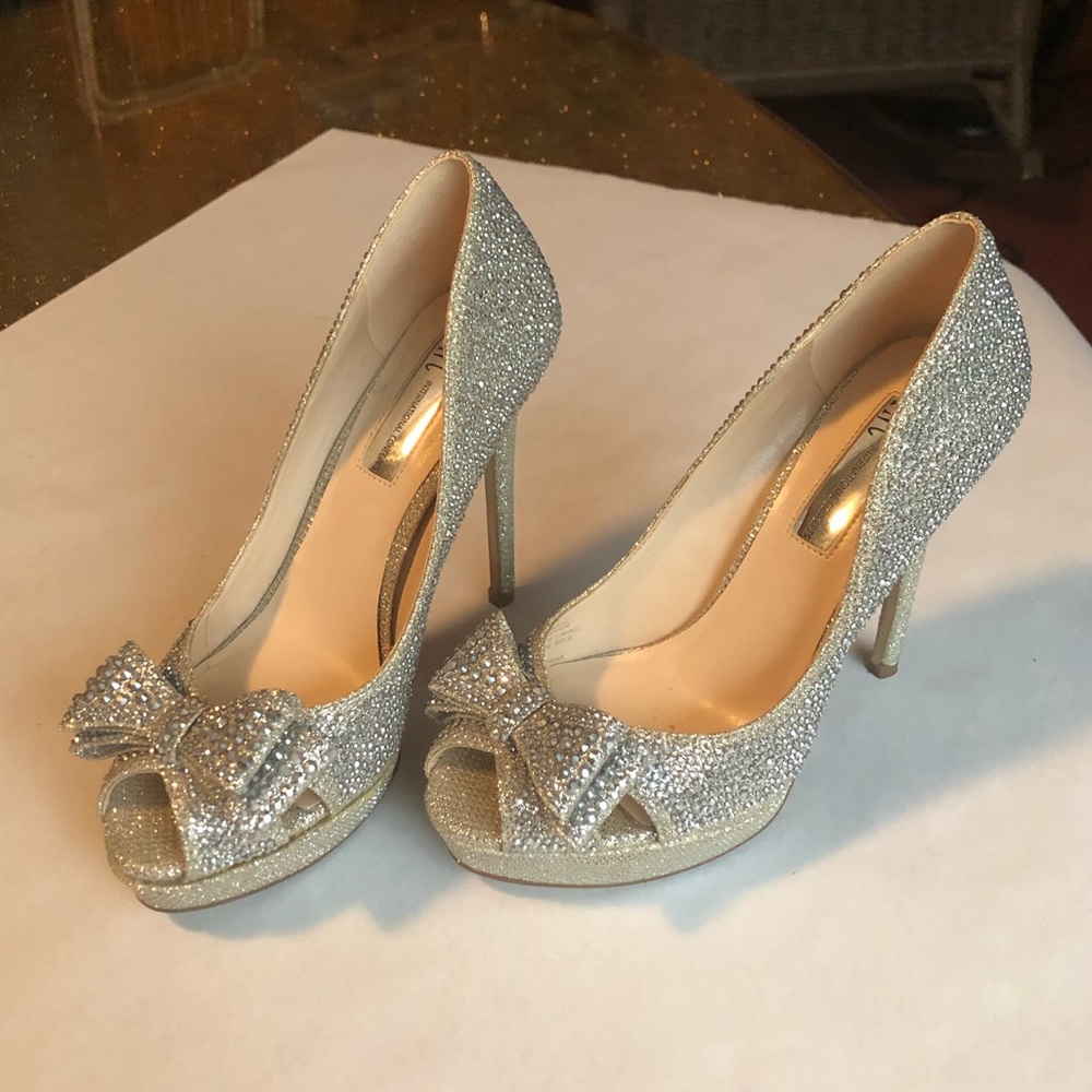 INC bedazzled heels size 5